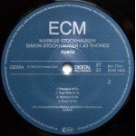 Markus Stockhausen / Simon Stockhausen / Jo Thönes - Aparis (LP, Album)