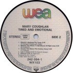 Mary Coughlan - Tired & Emotional (LP, Album) Mary Coughlan - Tired & Emotional (LP, Album)