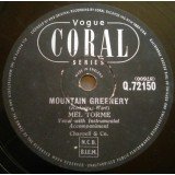 Mel Tormé - Mountain Greenery / Jeepers Creepers (Shellac, 10