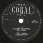 Mel Tormé - Mountain Greenery / Jeepers Creepers (Shellac, 10