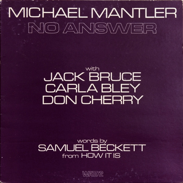 Michael Mantler - No Answer (LP, Album)