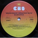 Miles Davis - Miles Davis' Greatest Hits (LP, Comp, RE)