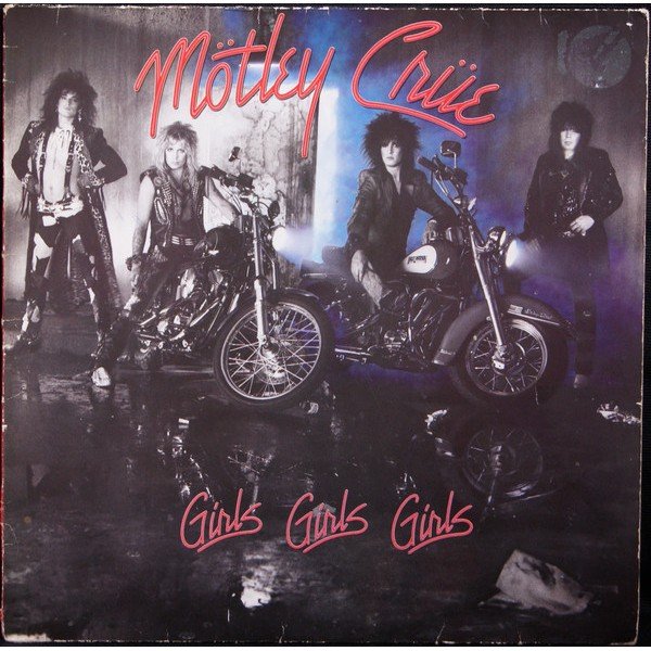Mötley Crüe - Girls, Girls, Girls (LP, Album, Whi)