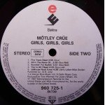 Mötley Crüe - Girls, Girls, Girls (LP, Album, Whi)