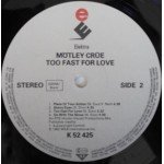 Mötley Crüe - Too Fast For Love (LP, Album, RE)