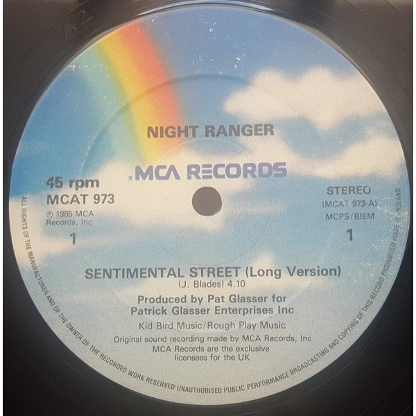 Night Ranger - Sentimental Street (Long Version) / Night Machine (12
