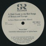 No Artist - The Peterson Field Guide To The Bird Songs Of Britain And Europe, Record 8 (LP, RE)
