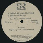No Artist - The Peterson Field Guide To The Bird Songs Of Britain And Europe, Record 9 (LP, RE)