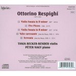 Respighi* - Tanja Becker-Bender - Péter Nagy (2) - Violin Sonatas - Five Pieces For Violin And Piano (CD, Album)