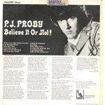 P.J. Proby - Believe It Or Not! (LP, Album, Mono)