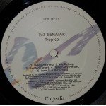 Pat Benatar - Tropico (LP, Album, RE, RP)