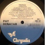 Pat Benatar - Tropico (LP, Album, Ton)