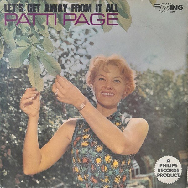 Patti Page - Let's Get Away From It All (LP, Album, Mono, RE)