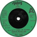 Paul Evans - Hello, This Is Joannie (The Telephone Answering Machine Song) (7