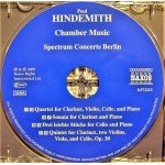 Hindemith*, Spectrum Concerts Berlin - Chamber Music (CD)