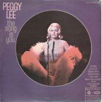 Peggy Lee - The Song Is You (LP, Album, RE)