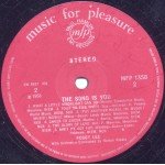Peggy Lee - The Song Is You (LP, Album, RE)