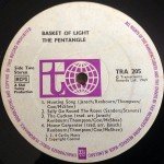 The Pentangle* - Basket Of Light (LP, Album, Gat)