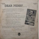 Perry Como - Dear Perry - The Perry Como Show (LP, Album, Mono)