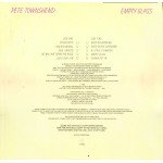 Pete Townshend - Empty Glass (LP, Album)