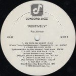 Plas Johnson - Positively (LP, Album)