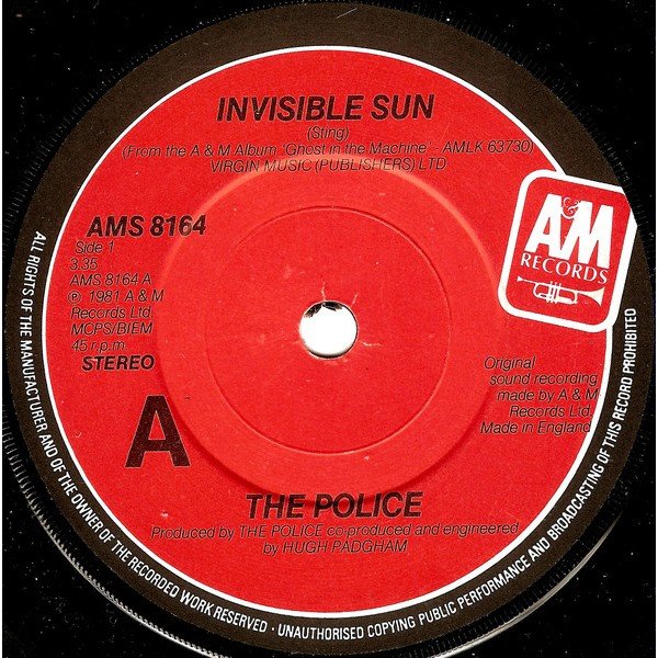 The Police - Invisible Sun (7