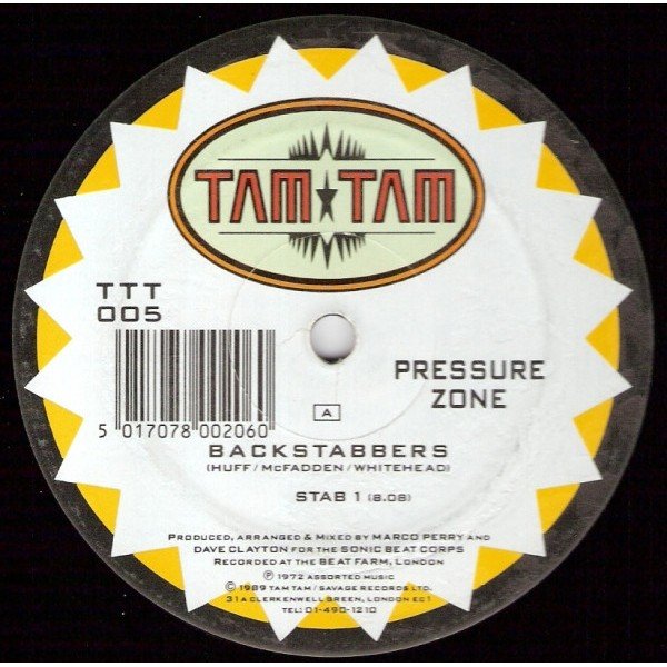 Pressure Zone - Backstabbers (12 Pressure Zone - Backstabbers (12