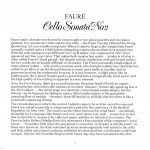 Steven Isserlis, Pascal Devoyon - Faure Cello Sonata No2 (CD, RE)