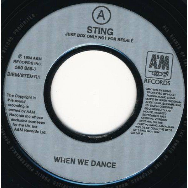 Sting - When We Dance (7