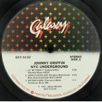 Johnny Griffin - NYC Underground (LP, Album, San)