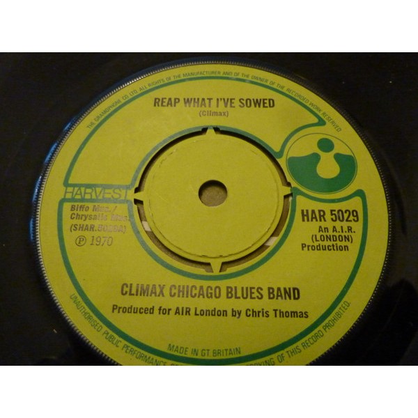 Climax Chicago Blues Band* - Reap What I've Sowed (7