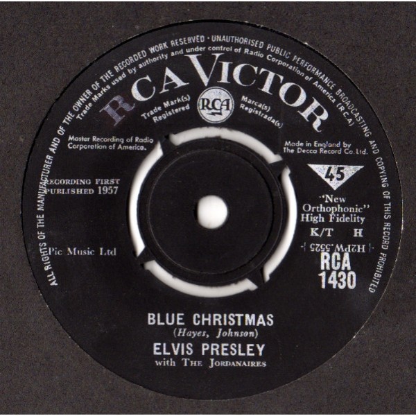 Elvis Presley With The Jordanaires - Blue Christmas (7