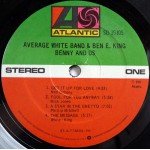 Average White Band & Ben E. King - Benny And Us (LP, Album, PR )