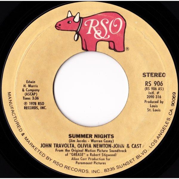 John Travolta, Olivia Newton-John & Cast* / Louis St. Louis - Summer Nights / Rock 'N' Roll Party Queen (7