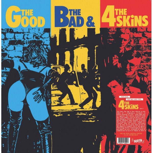 The 4 Skins* - The Good, The Bad & The 4 Skins (LP, Album, Ltd, RE, Yel)