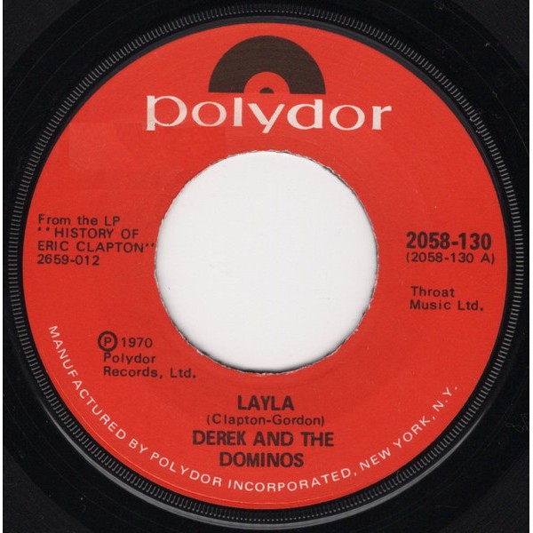 Derek & The Dominos - Layla / Bell Bottom Blues (7