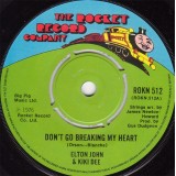 Elton John & Kiki Dee - Don't Go Breaking My Heart (7