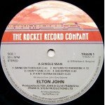 Elton John - A Single Man (LP, Album, Gat)