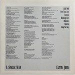 Elton John - A Single Man (LP, Album, Gat)