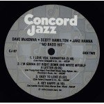 Dave McKenna · Scott Hamilton · Jake Hanna - No Bass Hit (LP, Album)