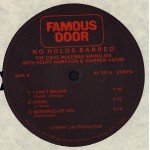 The Dave McKenna Swing Six With Scott Hamilton And Warren Vaché - No Holds Barred (LP, Album)