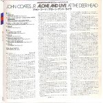 John Coates, Jr - Alone And Live At The Deer Head (LP, Album)