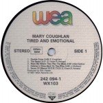 Mary Coughlan - Tired & Emotional (LP, Album) Mary Coughlan - Tired & Emotional (LP, Album)