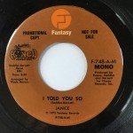 Janice (8) - I Told You So (7