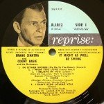 Frank Sinatra • Count Basie And His Orchestra* - It Might As Well Be Swing (LP, Album, Mono)