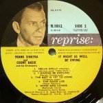 Frank Sinatra • Count Basie And His Orchestra* - It Might As Well Be Swing (LP, Album, Mono)