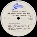Gloria Estefan And Miami Sound Machine* - Anything For You (LP, Album)