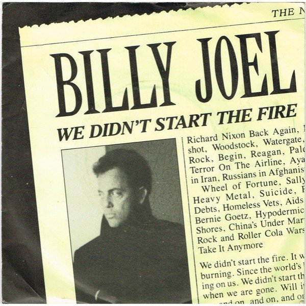 Billy Joel - We Didn't Start The Fire (7