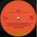 The Steve Miller Band* - Sailor (LP, Album, RE)