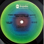 John Coltrane - First Meditations (For Quartet) (LP, Album, San)